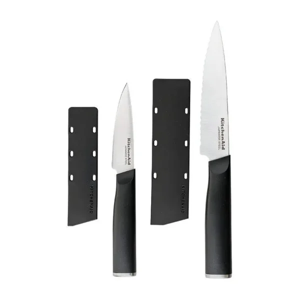 Imagen de producto: Set de Cuchillos Santoku KitchenAid, 2 Unidades, Corte Preciso y Duradero