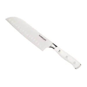 Imagen de producto: Cuchillo Santoku Cuisinart 7” White Triple Rivet: Precisión y Estilo