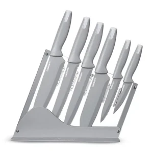 Imagen de producto: Set de Cuchillos CUISINART C55-7PCEG, 7 Piezas, Base Acrílica Gris