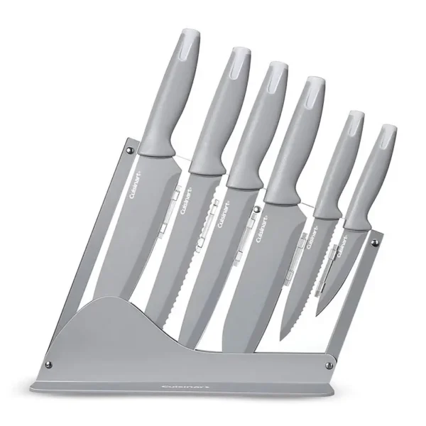 Imagen de producto: Set de Cuchillos CUISINART C55-7PCEG, 7 Piezas, Base Acrílica Gris