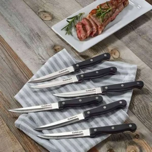 Imagen de producto: Set de 6 Cuchillos de Carne Cuisinart C77TR-6PSK, Hoja 11.4 cm, Corte Preciso