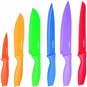 Imagen de producto: Set de Cuchillos de Colores Cuisinart Advantage, 6 Unidades, Modelo C55-01-12PCKS