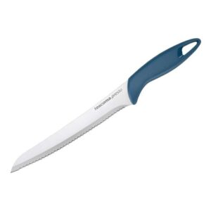 Cuchillo para Pan 20 cm Mango Azul TESCOMA 863036 - Corte Preciso