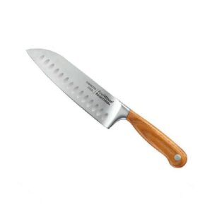 Cuchillo Santoku 17 cm con Mango de Madera TESCOMA 884826 - Precisión y Estilo