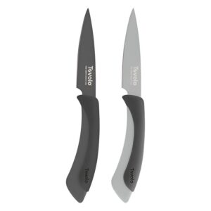 Cuchillo para Pelar Set 2 Unidades Comfort Grip Carbon TOVOLO 14018-999