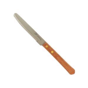 Cuchillo para Carne 4" Punta Redonda Madera THUNR SLSK016 - Corte Preciso