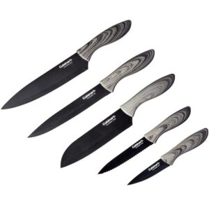 Juego de Cuchillos de Cerámica 5 Piezas Mango Faux Wood Cuisinart C55-10PBW