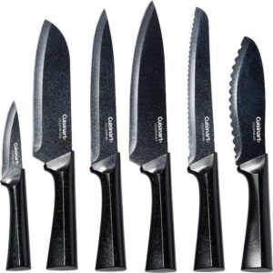 Set de Cuchillos Metálicos con Recubrimiento Antiadherente Cuisinart C55-12PMB - Corte Preciso y Duradero